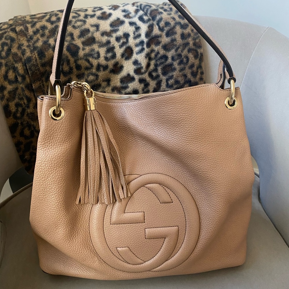 Gucci Tan leather bag